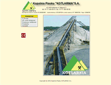 Tablet Screenshot of kotlarnia.com.pl